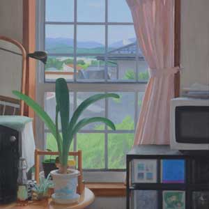 the window/oil on canvas/530*455mm