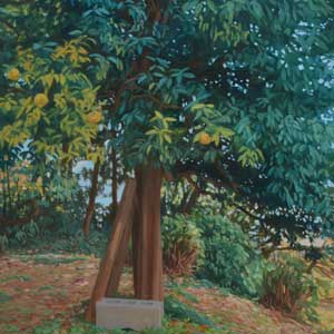 Tangerine tree/oil on canvas/803*651mm
