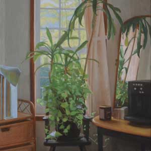 the window/oil on canvas/530*455mm